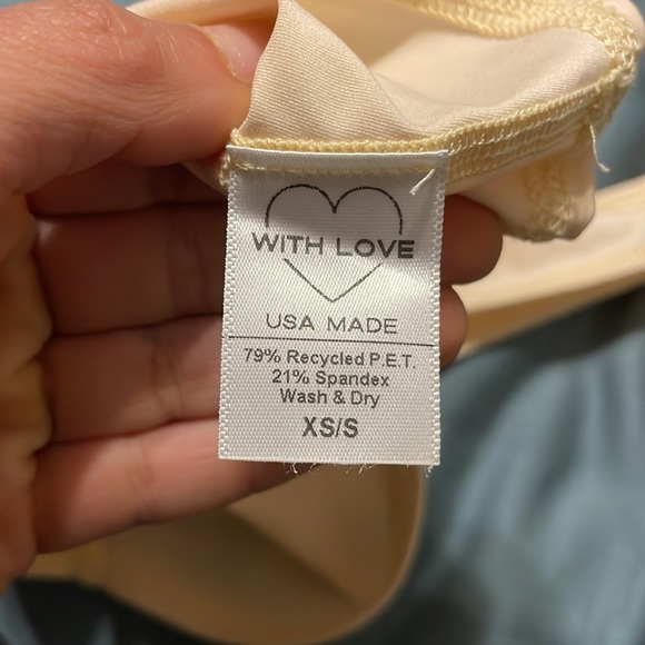 Brand new Solid cream and Cacao Teeki Tops Xs/S - Picture 3 of 5